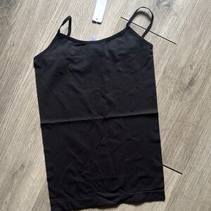 Black Spaghetti Strap Women's Top